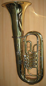 LACKIERTE 4/4 F Tuba AMATI Mensur wie CERVENY CFB 451