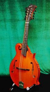 Collings MF Custom, VG condition 1pc Maple Back Featured Mandolin w/Hard Case