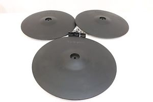 Roland THREE Cymbal Package ONE CY-15R Ride & TWO CY-14C Crash CY14C CY15R CY14