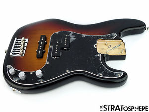 LOADED Fender American Standard PJ BASS BODY Precision Jazz Limited! Sunburst