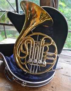 CONN DOUBLE 6D FRENCH HORN! Bb & F -  PLAYS AND LOOKS GOOD!  $649