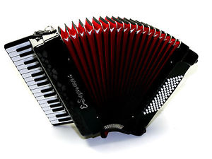 AKKORDEON,  E. Soprani , 72 Bass, 4-chörig, Musette,  NEU from Italy