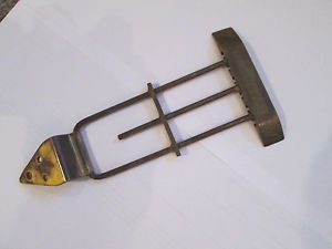 D'Angelico prewar archtop tailpiece - gold - USA made - amazingly rare.