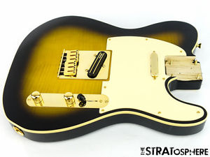 Fender Richie Kotzen Telecaster Tele LOADED BODY Ash Flame Maple Top DiMarzios