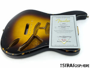 Fender USA Custom Shop Ancho Poblano Relic Stratocaster BODY Strat 2TS Sunburst