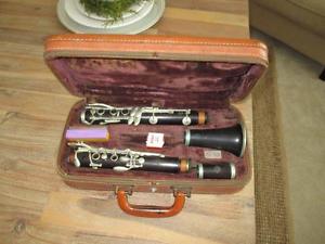 Vintage 1947 Selmer Paris Depose N Series Wood Clarinet W/ Case BT