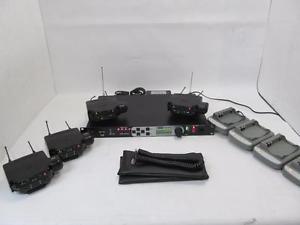 HME Pro 850  Wireless Intercom 2 Ch Sys Clear Com 4 UP BS850 w/ Belt Packs BP850