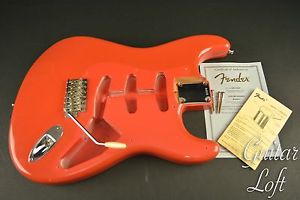 2000 Fender Custom Shop  Stratocaster Body, COA & Hardware Fiesta Red