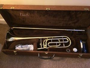 Bach Stradivarius 42 Bb Trombone PROFESSIONAL F Trigger Mint Condition