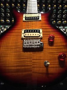 PRS SE Santana Model Paul Reed Smith Killer Tobacco Flame - Tri Color New Extras