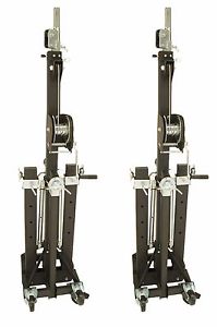 1 Pair of Global Truss ST-157 Medium Duty Crank Stands. Truss Adapters not incl.