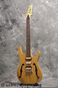 Used Ibanez PGM80P Natural Rank A W/Arm Free Shipping CE135
