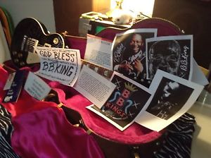 GIBSON LES PAUL STANDARD 1996 UNPLAYED SIGNED AMFAR BENEFIT CONCERT B.B KING WOW