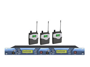2 channel UHF Wireless In-Ear Monitor System 2 Transmitter 6 receiver