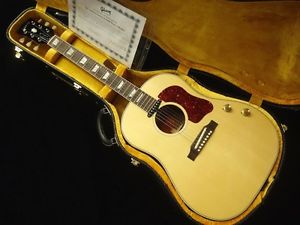 Gibson John Lennon J-160E Peace Natural w/hard case Free shipping Guiter #X446