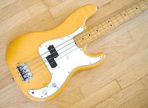 1970s Greco Precision Bass Vintage Electric Bass Flame Maple Japan Fujigen w/gb