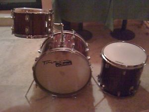 BATTERIA TRIXON CORTINA VINTAGE ANNI '60 RED SPARKLE