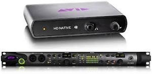 PRO TOOLS HD NATIVE THUNDERBOLT AND HD OMNI