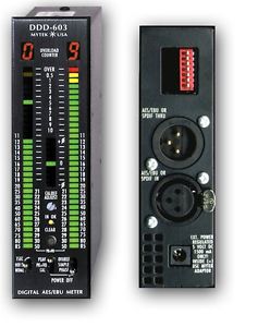 Mytek DDD-603 Digital AES/EBU/SPDIF Mastering Meter Vertical Version