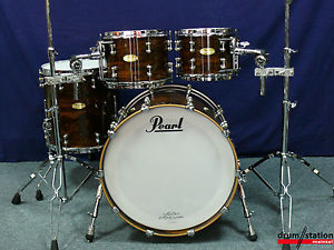 Pearl Masterworks Artisan Shellset in "Imbuiya"  -  22,10,12,16"