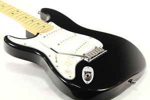 Fender USA American Standard Stratocaster Left Hand Maple Fingerboard Black F/S