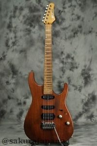 Used Washburn MG-90 Natural Oil Mat  W/Non-genuine soft case, Arm F/S CE115