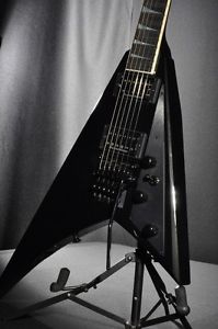JACKSON USA RANDY RHOADS RR1 METALLIC BLACK GUITAR W/HARDSHELL MINT