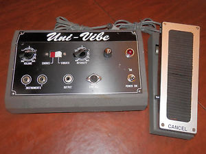 Original Vintage Shin-ei UniVibe Effects box with original pedal