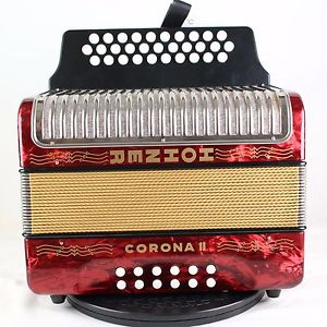 RARE HOHNER Corona II button accordion (A16151)