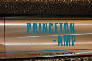 Vintage Fender Princeton Amp 1968 Silverface drip edge head combo cabinet Weber