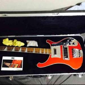 Excellent! Rickenbacker 4003 Ruby Mirror Pickguard Limited Model