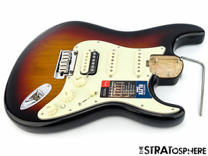 Fender American Elite HSS Shawbucker Stratocaster Strat LOADED BODY Sunburst
