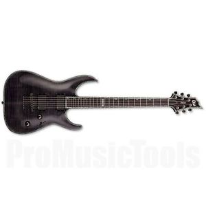 ESP Ltd Horizon H-1001FM EMG STBLK -See Thru Black *NEW* mh-1000 h1001 1001 stbk