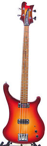 Rickenbacker 4004 Laredo Bass Guitar w/ Hard Shell Case - 4004L FIREGLO