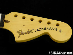 * Fender USA JIM ROOT Jazzmaster NECK Guitar Parts Ebony "C" Compound Radius #49