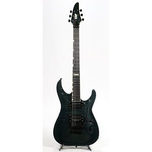 ESP HORIZON-CTM FR See Thru Black Sunburst Flame Maple w/HardCase Used #G546