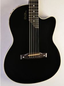 1997 Gibson Chet Atkins SST Black Beauty ~~MINT~~ Custom Ebony Electric Guitar