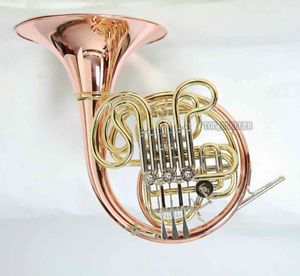 Professional Rose Brass 103 Double French Horn Detachable Bell with Case