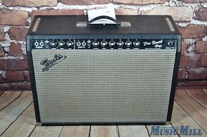 Vintage 1966 Fender Pro Reverb Tube Guitar Amplifier AA165 Blackface 40W GE Tube