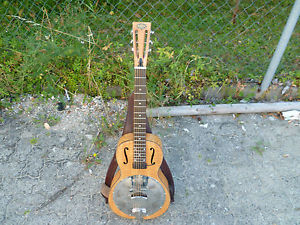 Paramount Little Wing Tiger Maple Resontor Gitarre   0515