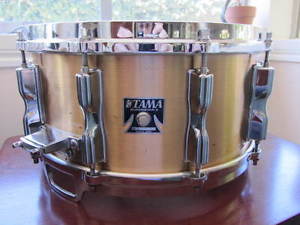 80's TAMA 14x6.5 SUPERSTAR BELL BRASS Snare Drum ALL ORIGINAL HOLY GRAIL PERFECT