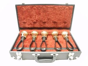 SCHULMERICH Handbells 5 Piece Set in Original Hard Case