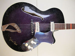 RARE VINTAGE HOPF "SILVERSTAR"  Space Archtop, Beat Jazzgitarre
