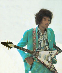 2006 Ltd Gibson Jimi Hendrix Psychedelic Flying V OHSC/COA Strap Minty Fresh*278