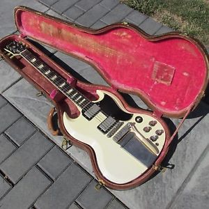 Gibson 2000 SG standard , GM Vintage restoration, Polaris White,vintage SG parts