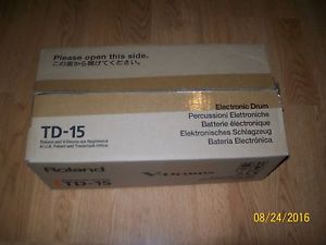 ROLAND V-Drums TD-15 Sound Module  WITH WIRING HARNESS,  MOUNT,  MANUAL AND  CD