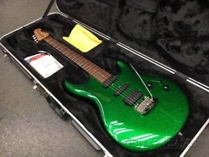 MusicMan Luke III HSS Emerald Green Sparkle Used Electric Guitar F/S EMS
