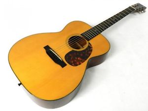 Headway OM-CUSTOM w/hard case Acoustic guitar From JAPAN Free shipping #D111