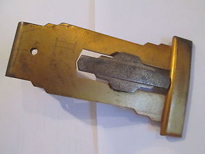 Gibson L5 tailpiece - stamped "L5" - gold finish - USA made.