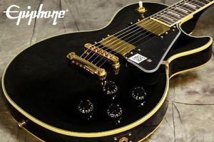 Epiphone Limited Edition Bjorn Gelotte Les Paul Custom Ebony NEW Free Shipping